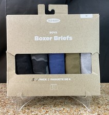 Old Navy Boy's Boxer Briefs 5 Pack Varied Colors Size M READ 