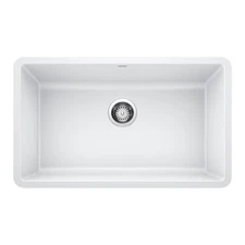Blanco 442533 Precis 30" Single Undermount - White
