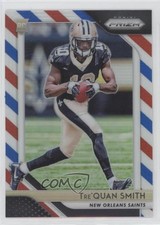 2018 Panini Prizm Rookie Red White & Blue Prizm Tre'Quan Smith #227 8p7