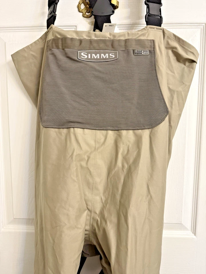 SIMMS Gore-Tex Tributary Waders Neoprene Stockingfoot Size Large Short USA - Image 3 of 4