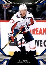 2022-23 Upper Deck MVP #151 T.J. Oshie Blue Script