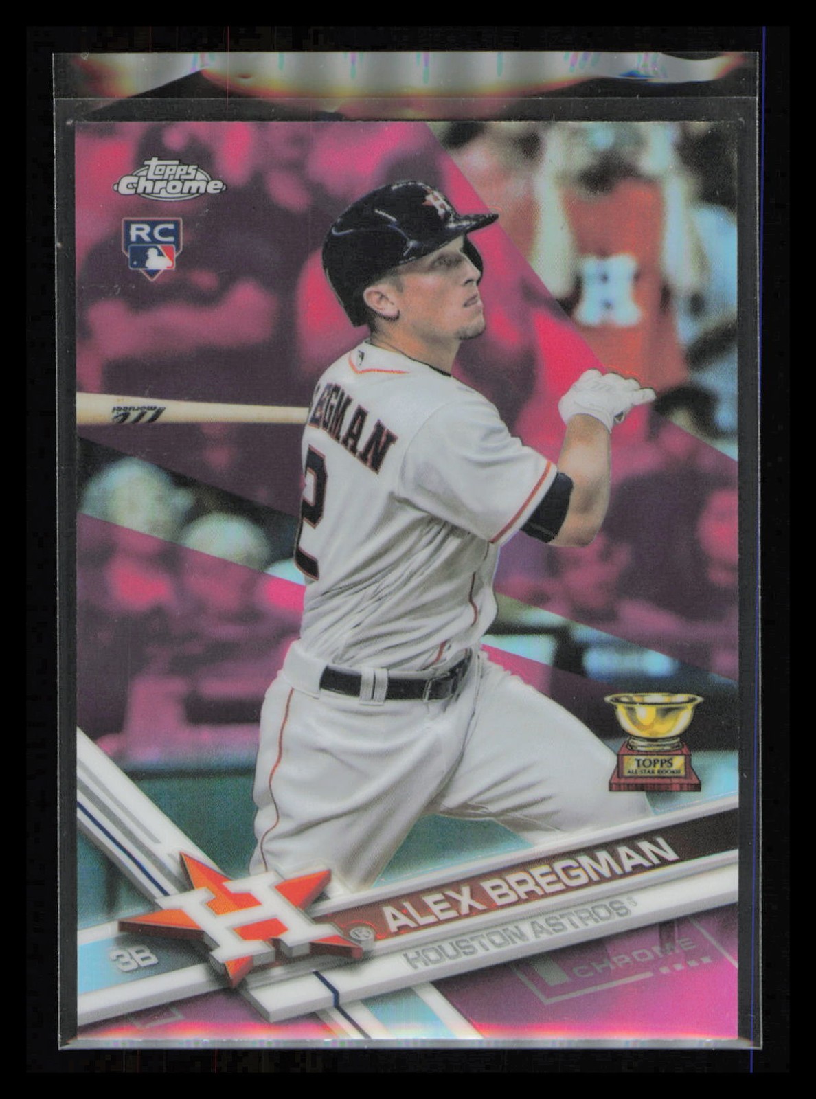 2017 Topps Chrome #9 Alex Bregman Pink Refractor