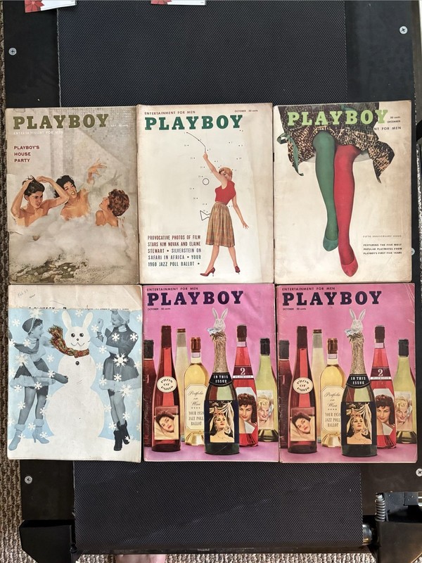 Playboy Magazines  Feb 55 - Oct 59