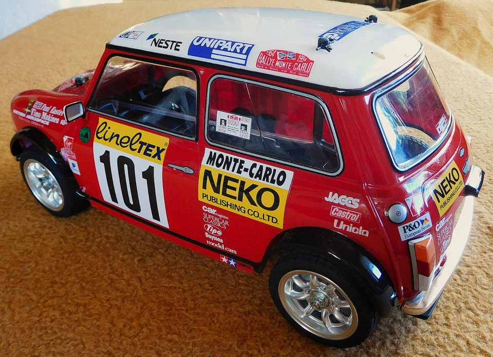 1:10 Tamiya FWD RC-Car Rover Mini Cooper RMC ´94 fertig aufgebaut -MASTERPIECE- - Bild 2 von 4