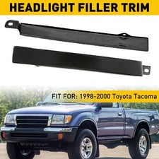 For 1998-2000 Toyota 1999 Tacoma Black Left Right Side Filler Headlight Trim