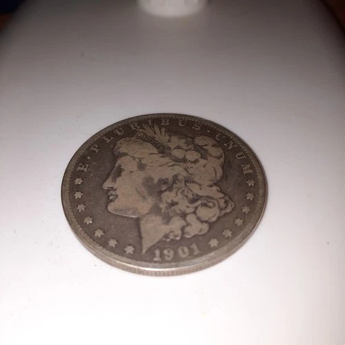 vintage Antique 1901 O Morgan Silver Dollar 90% Silver good coin good date
