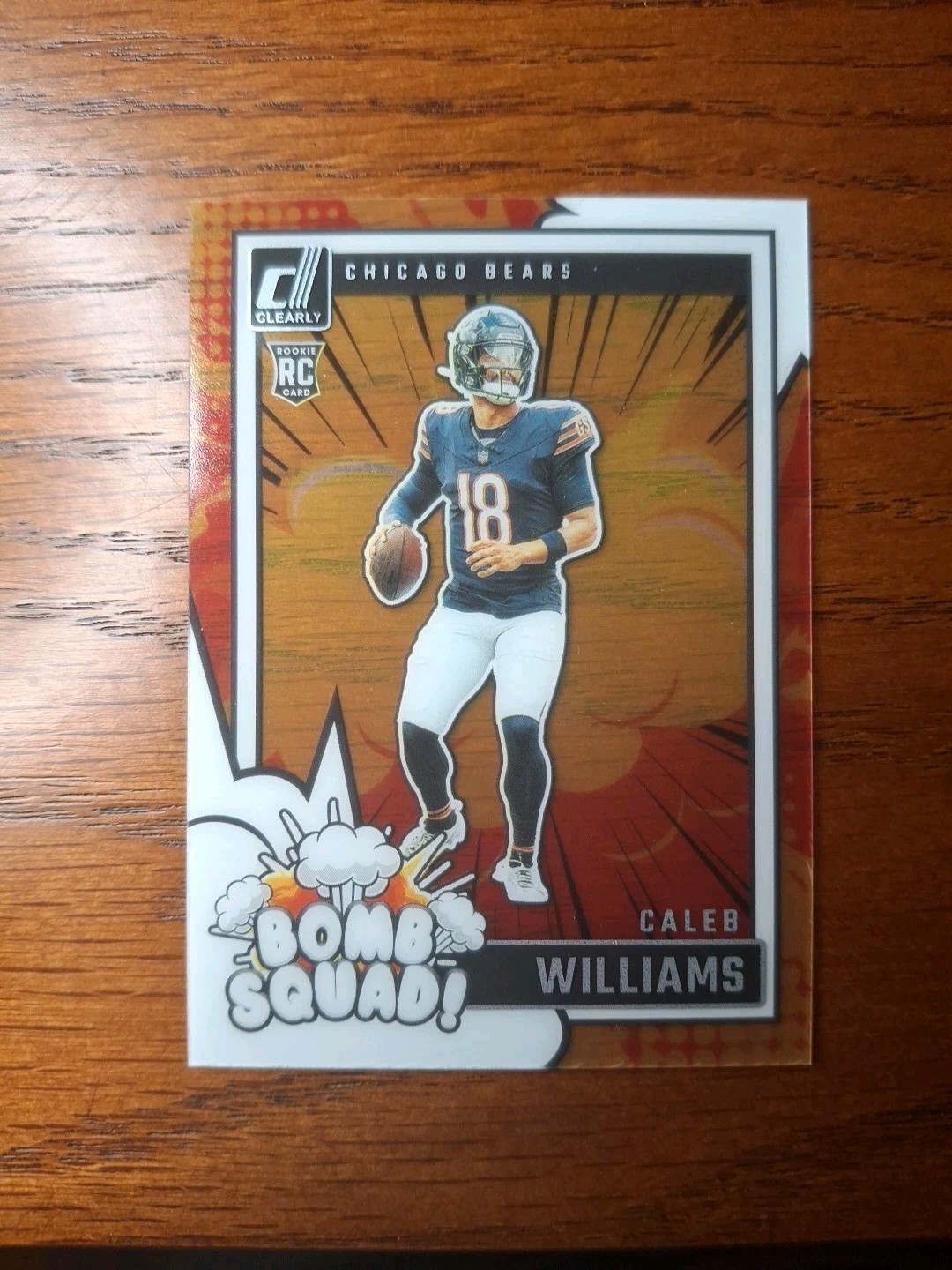 2024 Panini Clearly Donruss - Clearly Bomb Squad Caleb Williams #1 (RC) 💎🔥SP