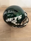 Curtis Martin Signed NY Jets Full Size Rep Helmet Beckett COA