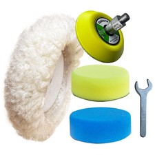 Noyfemr 6 Pcs Buffing Polishing Kit for Milwaukee M12 Polisher/Sander 3"