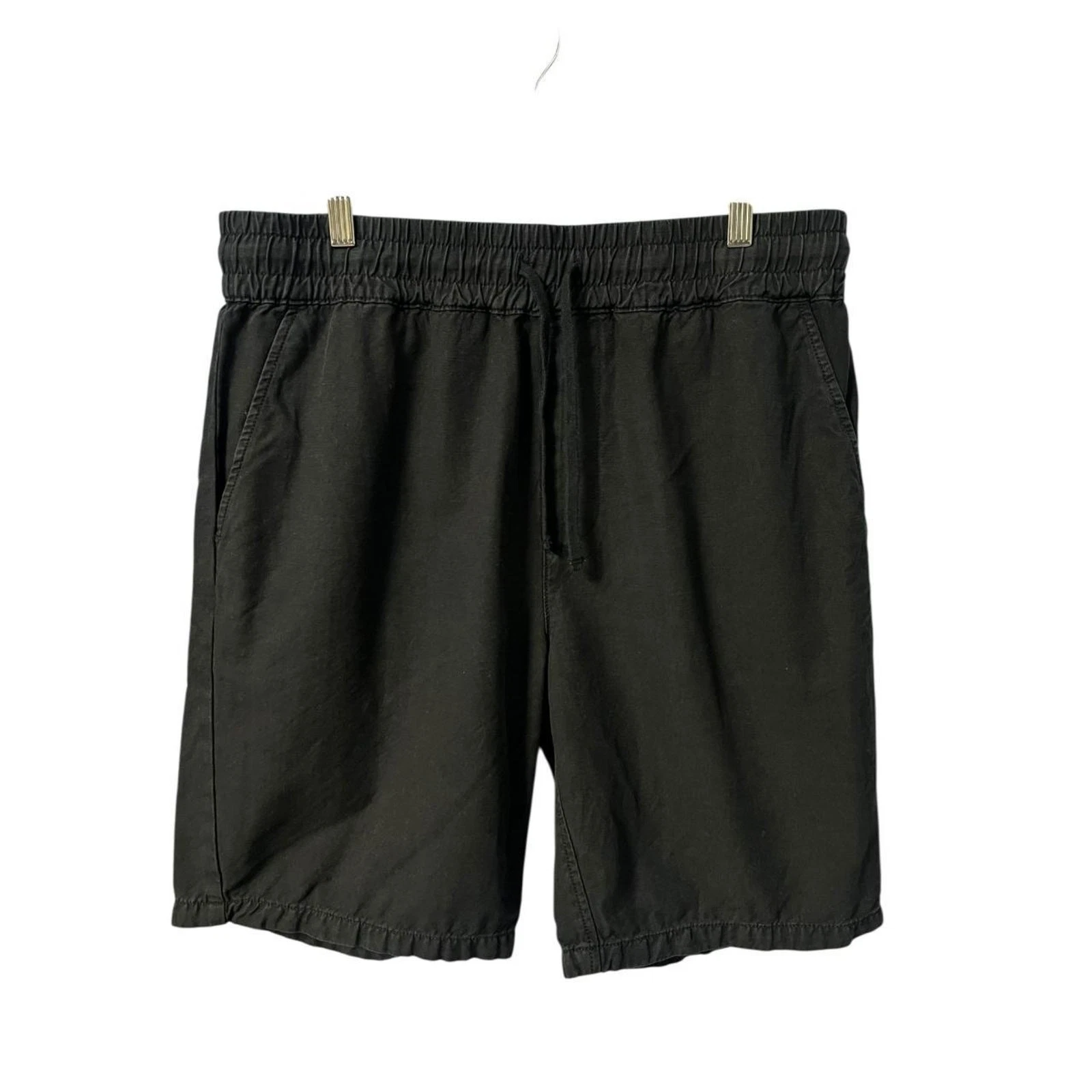 Allsaints Drawstring Shorts Mens Large Black Casual Fit linen Blend Lightweight
Opens in a new windo