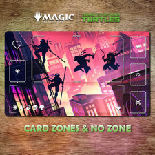 Mountain MTG TMNT Playmat Stitched Edges Gami...