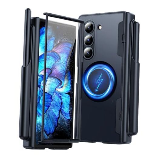 Magnetic for Samsung Galaxy Z Fold 6 Case with S Pen Holder