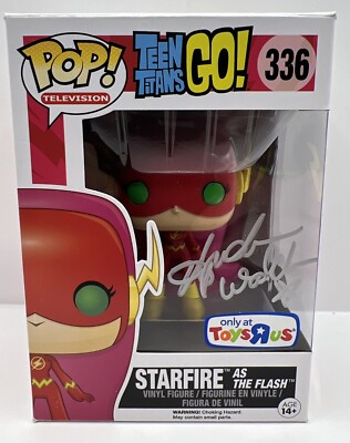 Hynden Walch Autograph JSA Funko POP 336 Titans Go! Starfire Flash Toys R Us