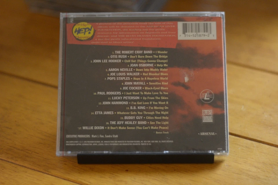 VARIOUS "RED BLOODED BLUES" CD [NEW SEALED] 1995 POLYGRAM [160] — 第 2/4 张图片