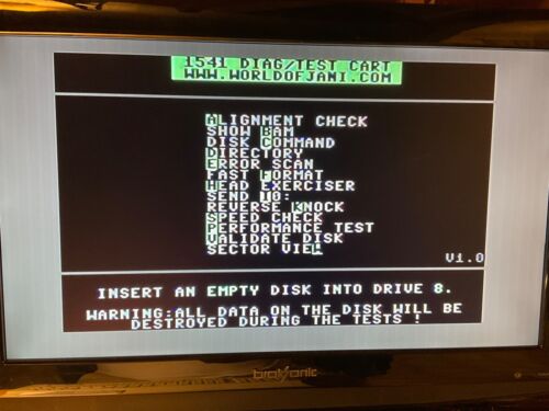 Cartuccia diagnostica Commodore 1541 per Commodore 64 64c c128 c128D CBM - Foto 3 di 7