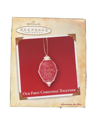 2004 Hallmark Keepsake Ornament Our First 1st Christmas Together ...
