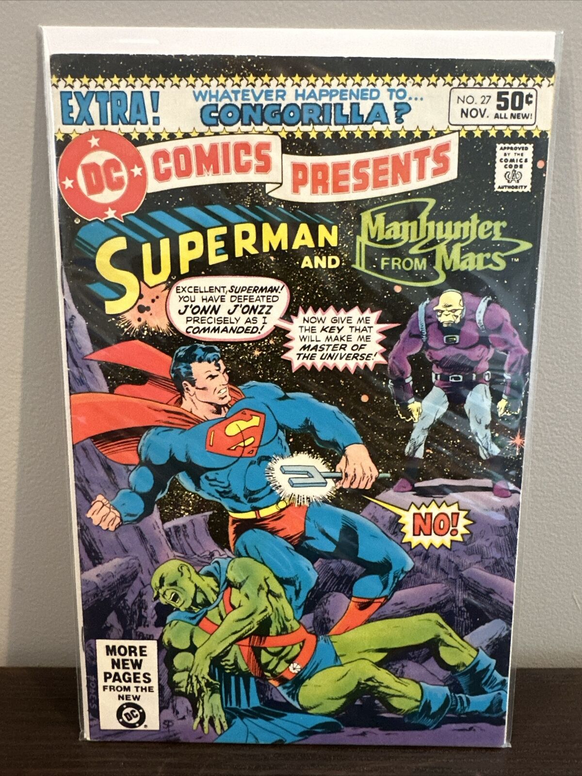 Superman and Manhunter from Mars Comic book NO. 27 November 1980