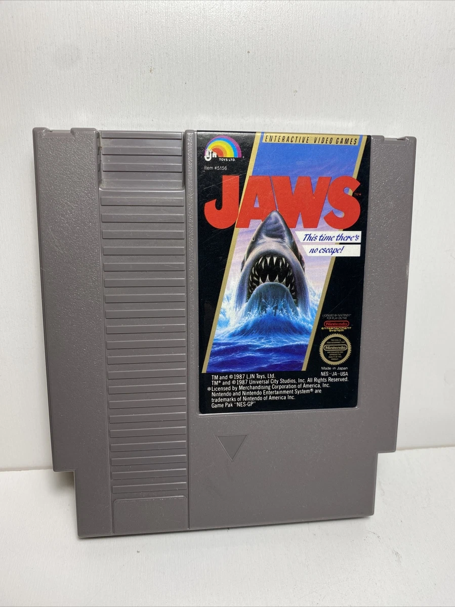 Jaws video hotsell game nes
