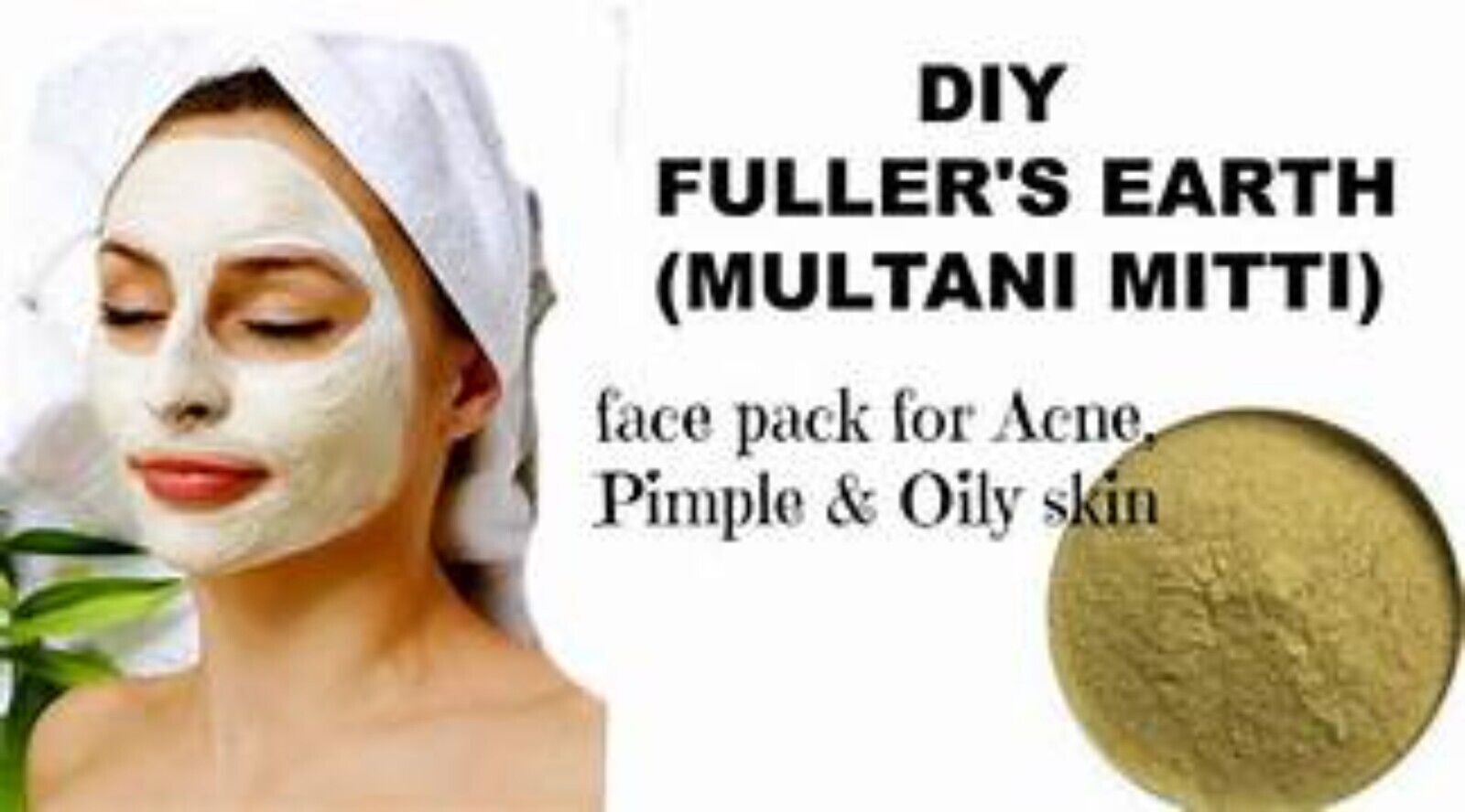 Multani Mitti Powder For Face Pack, Hair Pack, Pure Fuller's Earth For