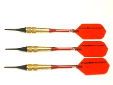 Soft Tip Darts, New, 1/4" 8 Gram Brass with Alum Shafts, N.O.S.#3916