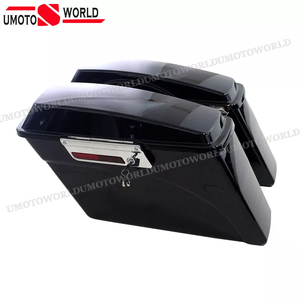 Hard Saddle bags Saddlebag Trunk Fit For Harley Davidson Touring