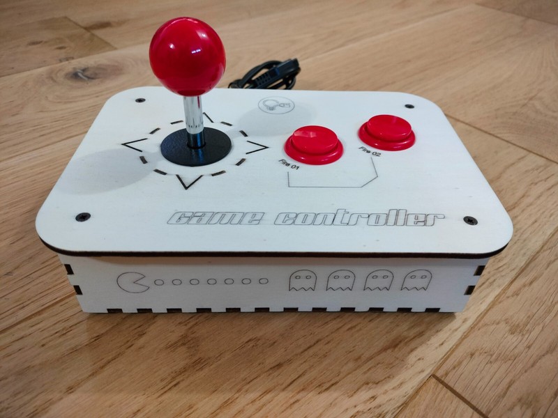 Joystick controller arcade box, new! Commodore, Atari, Amiga, MSX, Spectrum....