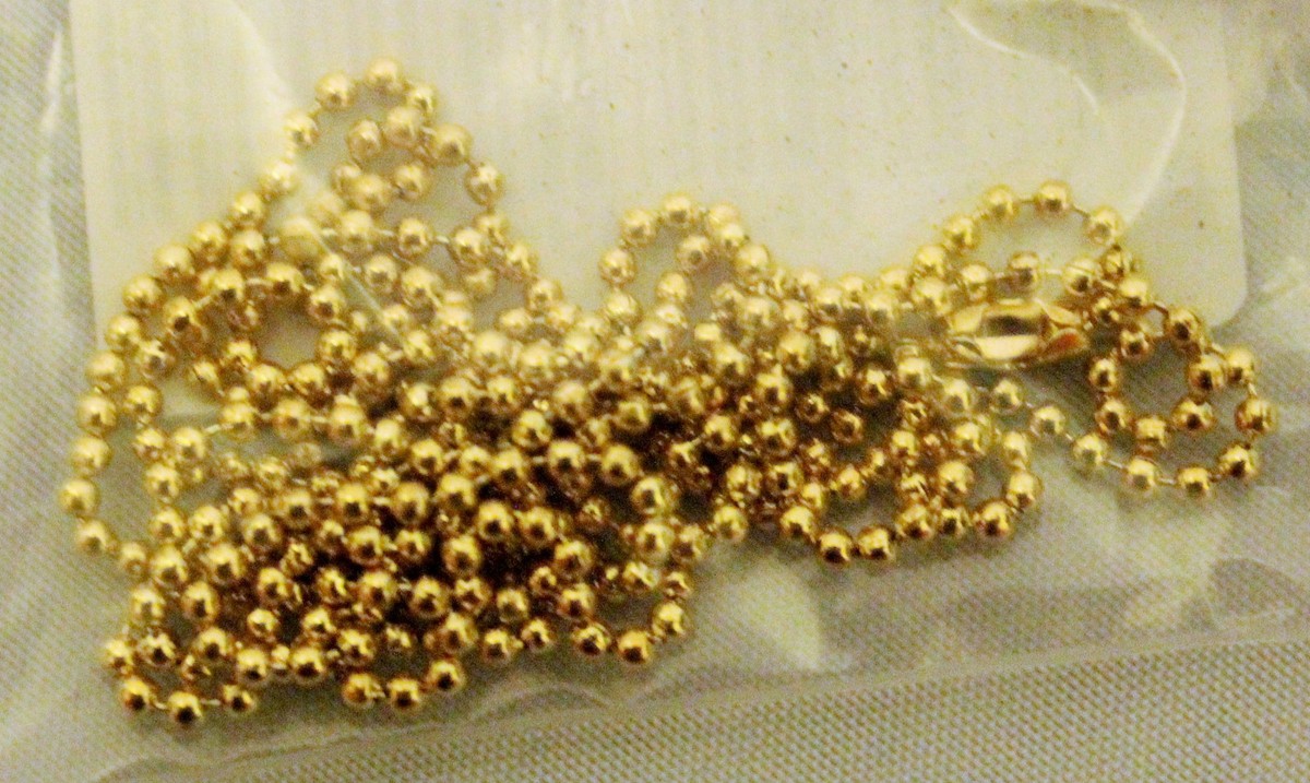 1.5mm 2.4mm Ball Chain Craft Supplies 70cm Colored Anodized Ball - Foto 7