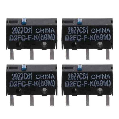 New Arrival Original D2FC-F-K Dustproof Mouse Micro Button Switch Blue Dot 50M