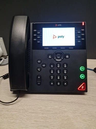 Polycom VVX 450 VoIP IP Business Phone 12 lines  with Power supply