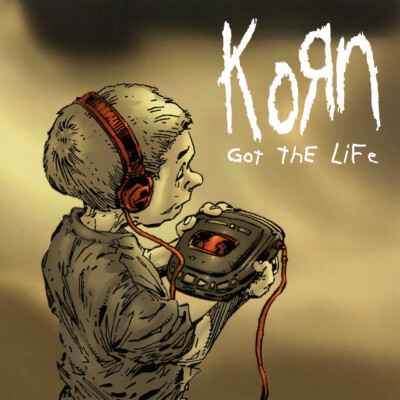 Korn Got The Life SINGLE 12x12 Album Cover Replica Poster Gloss
