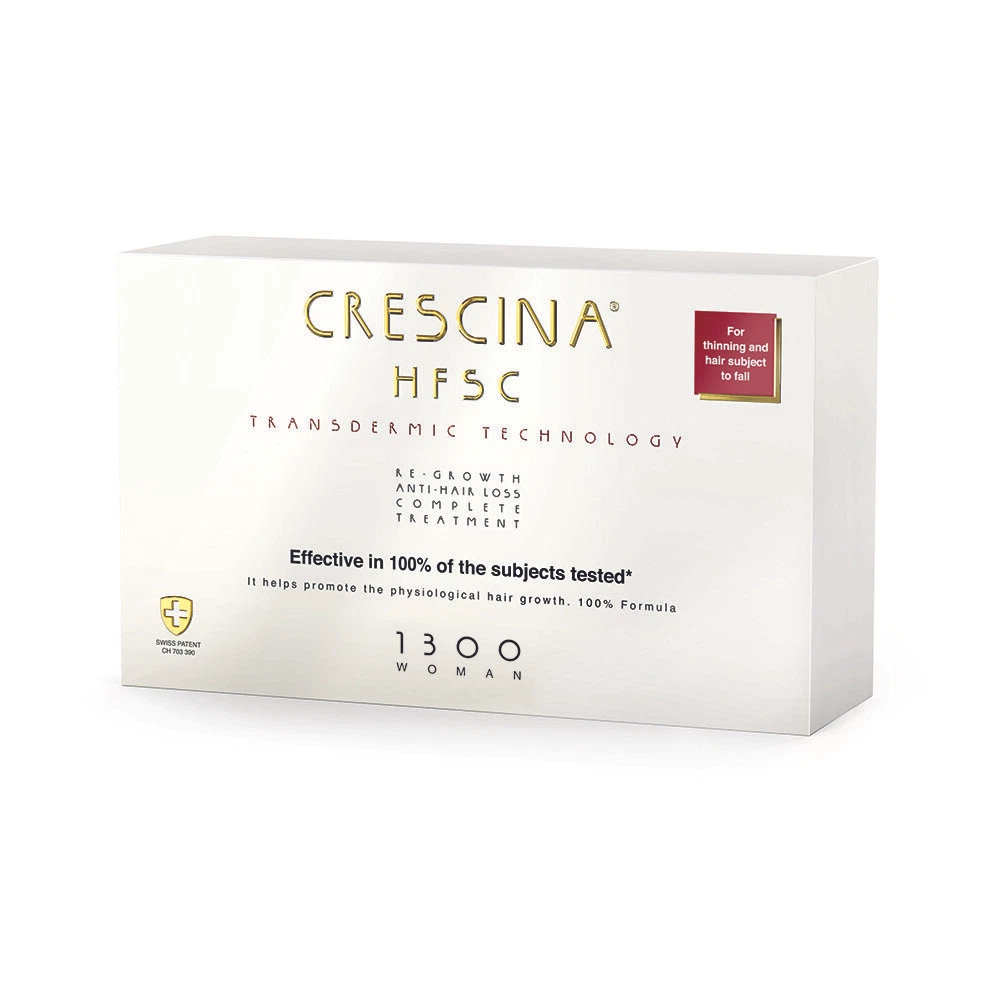 CRESCINA Transdermic HFSC 100% Complete Treatment 1300 Woman (10+10 vials)