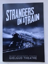 STRANGERS ON A TRAIN Theatre Programme WESTEND