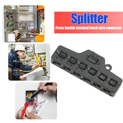 6fach Kabelverteiler Splitter für Modellbahn Beleuchtung uvm. 1-42V