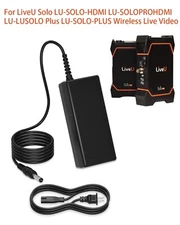AC Adapter For LiveU Solo LU-SOLO-HDMI LU-SOLOPROHDMI LU-LUSOLO Plus