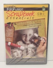LumaPix FotoFusion: Scrapbook Essentials - S.E.I Holiday (PC, CD-Rom) NEW SEALED