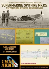 1/32 1ManArmy #DET041 Supermarine Spitfire Mk.IXc Airbrush Masks