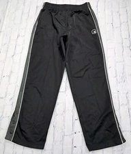 And1 Breakaway Pants Black Snap Ankle Basketball Joggers Y2K MENS SZ M