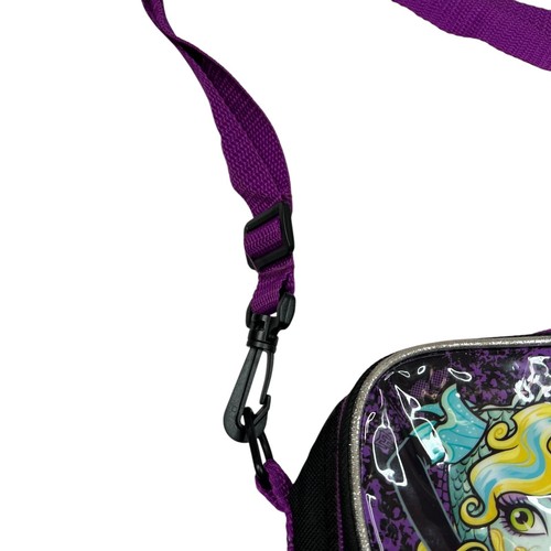 Monster High Ghoulicious 2015 Insulated Soft Lunch Box 9.5" Purple Black - Picture 6 of 10