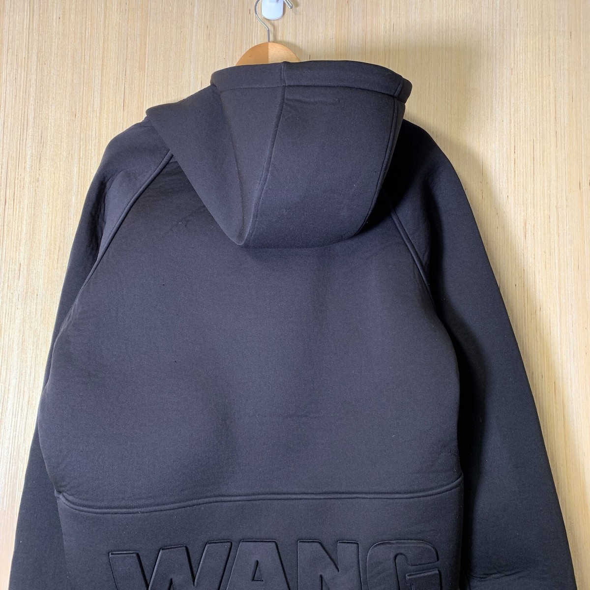 最新値下げ【ALEXANDER WANG】REVERSIBLE HOODIE M Unisex Reversible Raglan Hoodie in BLACK | alexanderwang®
