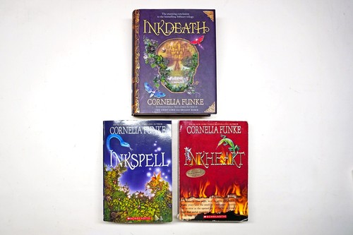 Cornelia Funke 3 Book Set Inkdeath, Inkspell, Inkheart