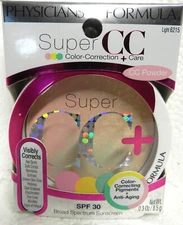 PHYSICIANS FORMULA SUPER CC COLOR CORRECTION + CARE COMPACT POWDER LIGHT 6215