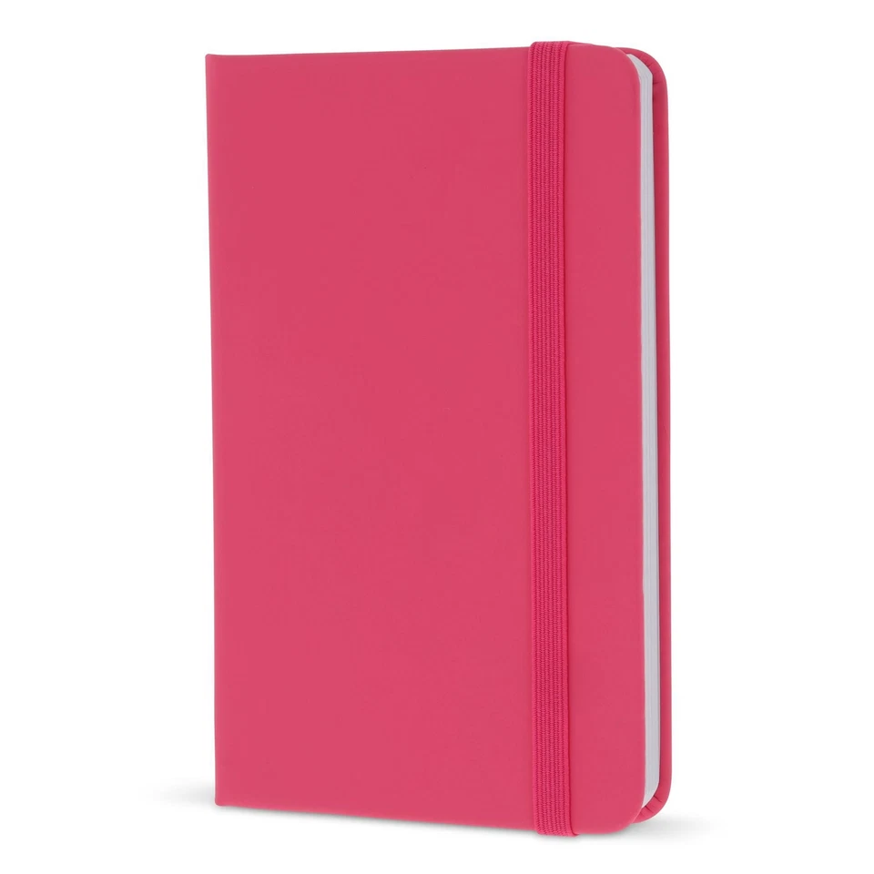 TOPPOINT Notizbuch / DIN A6 / 192 S. / liniert / PU Hardcover / Farbe: pink