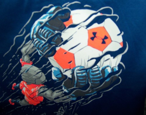 UNDER ARMOUR Little Boys Size 4 Heatgear Short Sleeve T-Shirt NWT Soccer - Picture 2 of 5
