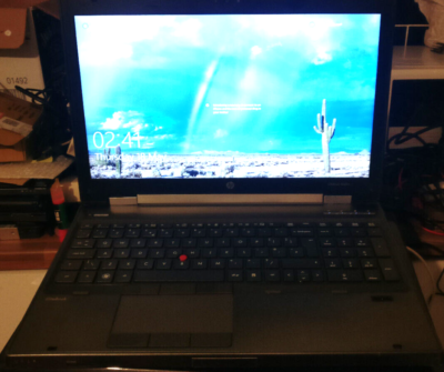 HP Elitebook 8560w workstation i7 2670QM Quadro GPU 16GB Ram 512