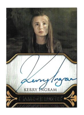 Game of Thrones Art & Images Legacy Autograph Kerry Ingram as