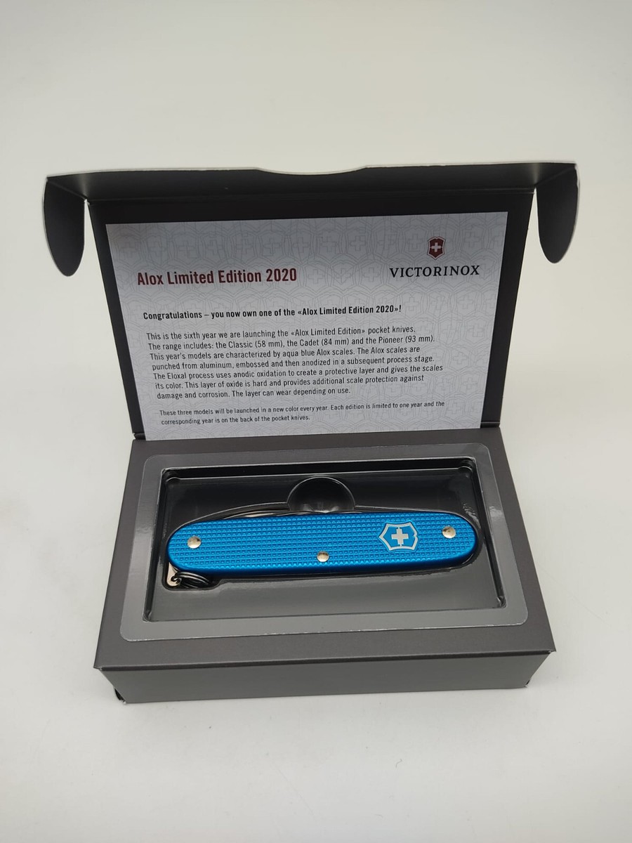 アオイキ Victorinox Classic SD Aqua Blue Alox 2020 Limited Edition Swiss