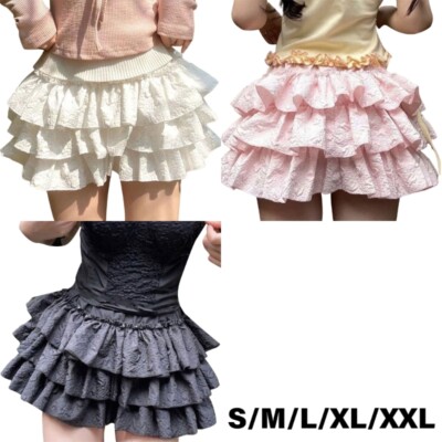 Breathable Elastic Waist Cake Skirt with Pumpkin Bottoms for Stylish Women