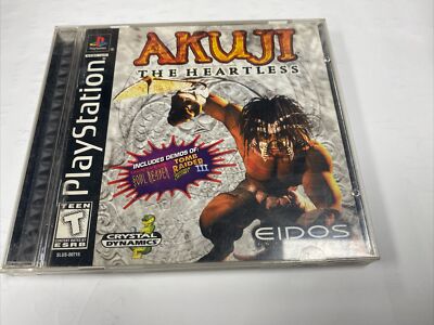 Akuji the Heartless Sony Playstation 1 PS1 EX+NM condition