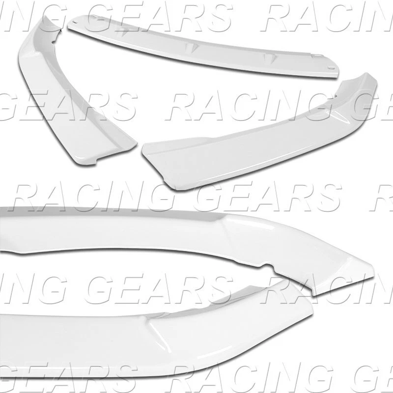 PARAGOLPES DELANTERO PINTADO BLANCO ALERÓN DIVISOR LABIO AJUSTE 02-05 BMW 325i 330i E46 4 puertas Foto 2 de 4