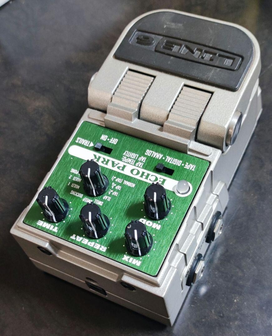 LINE 6 ECHO PARK デジタルディレイ Line 6 Echo Park Review - YouTube